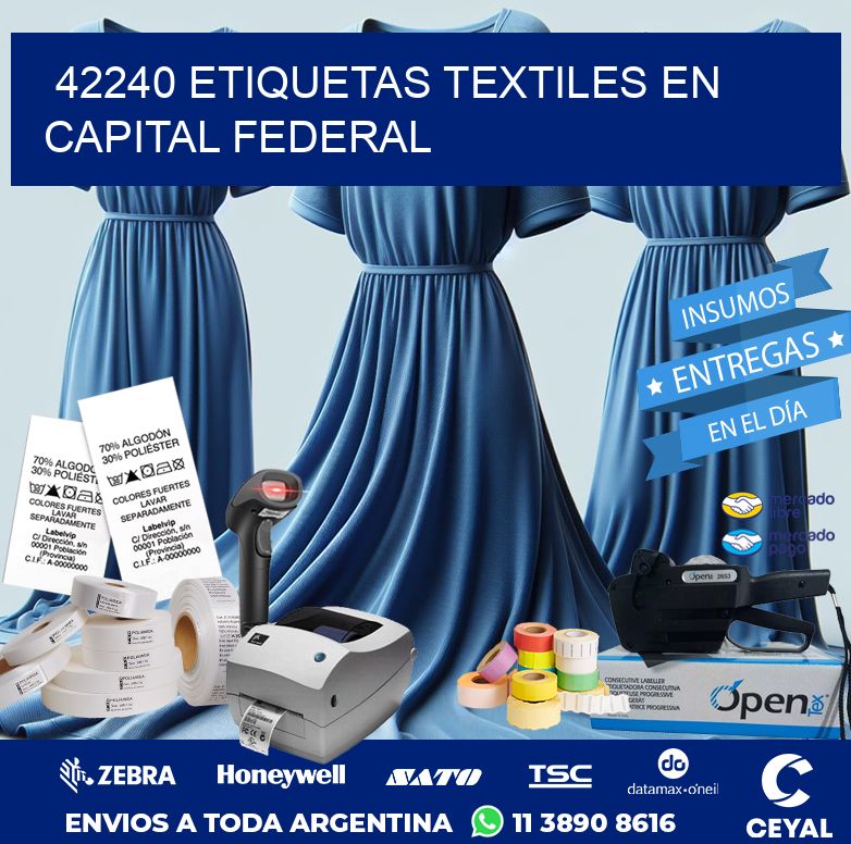 42240 ETIQUETAS TEXTILES EN CAPITAL FEDERAL
