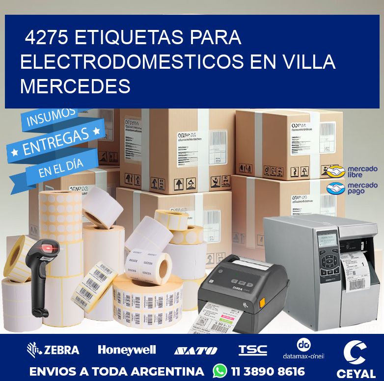 4275 ETIQUETAS PARA ELECTRODOMESTICOS EN VILLA MERCEDES