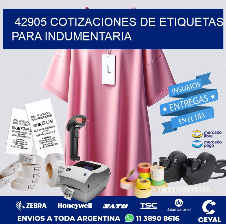 42905 COTIZACIONES DE ETIQUETAS PARA INDUMENTARIA