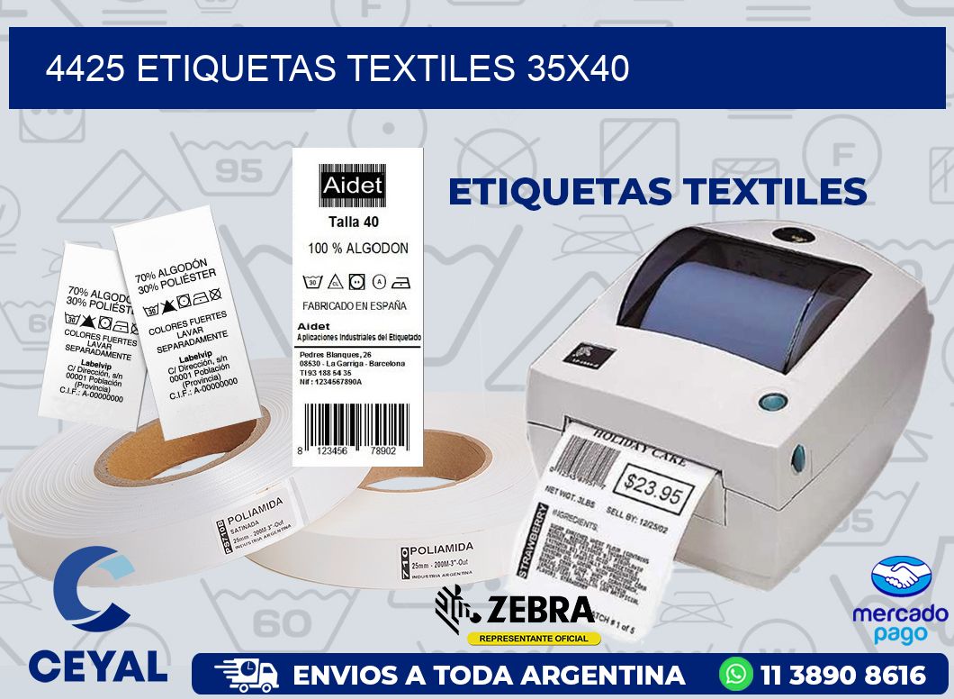 4425 ETIQUETAS TEXTILES 35X40