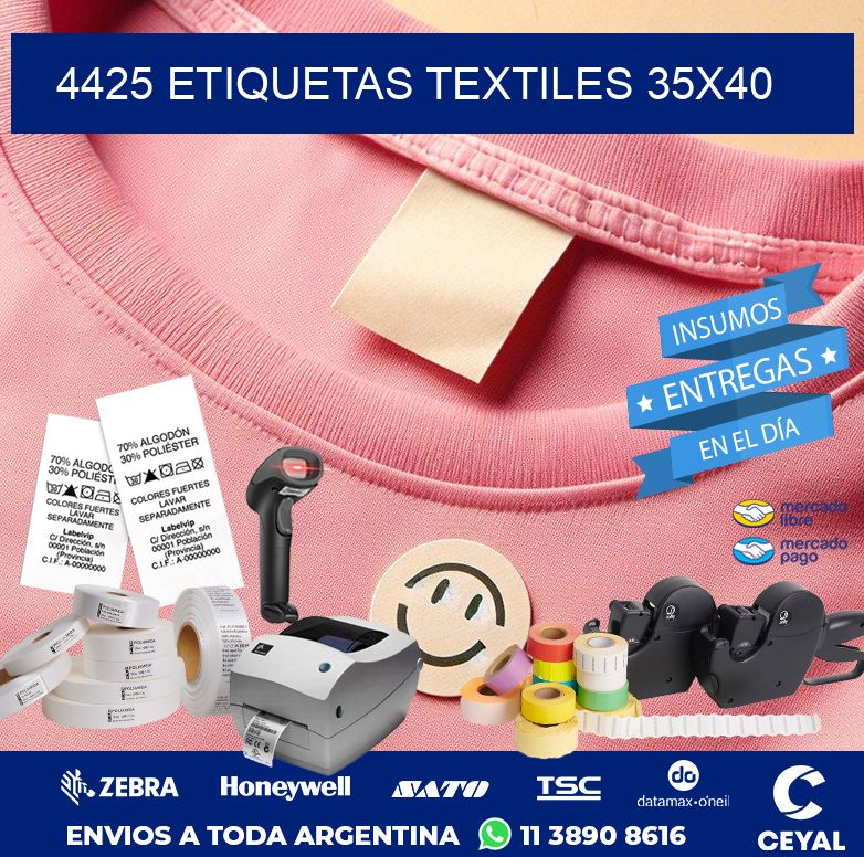 4425 ETIQUETAS TEXTILES 35X40