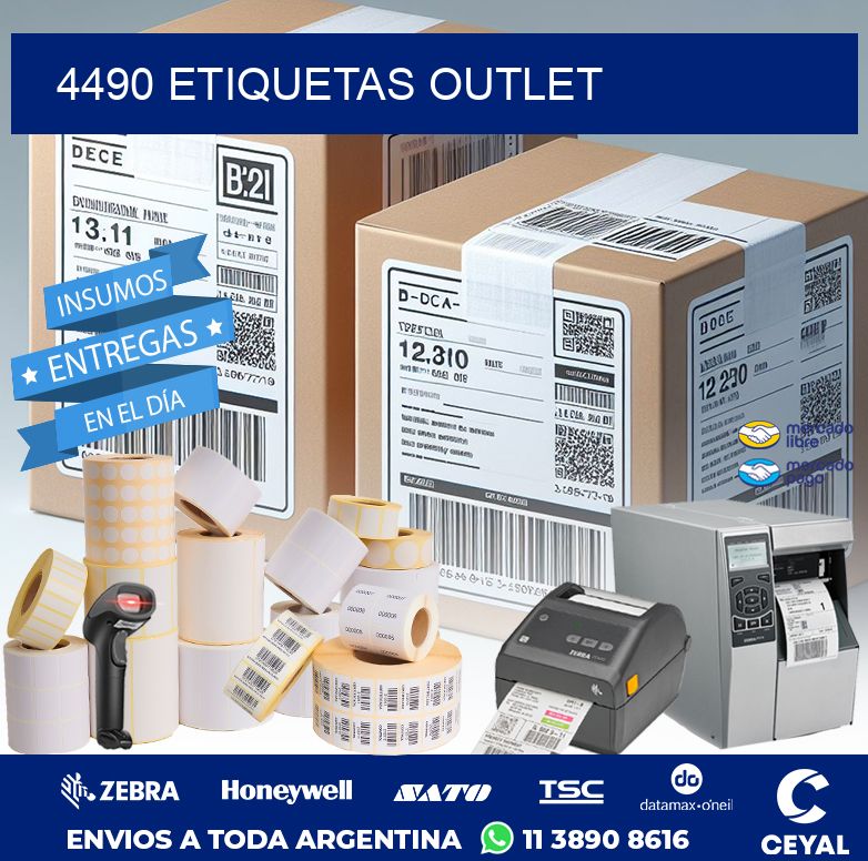 4490 ETIQUETAS OUTLET