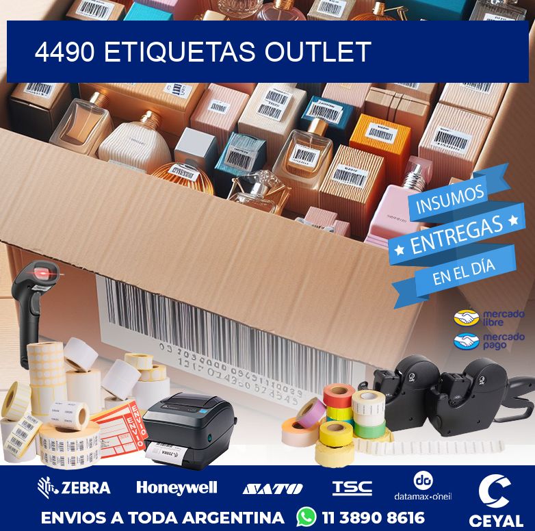 4490 ETIQUETAS OUTLET