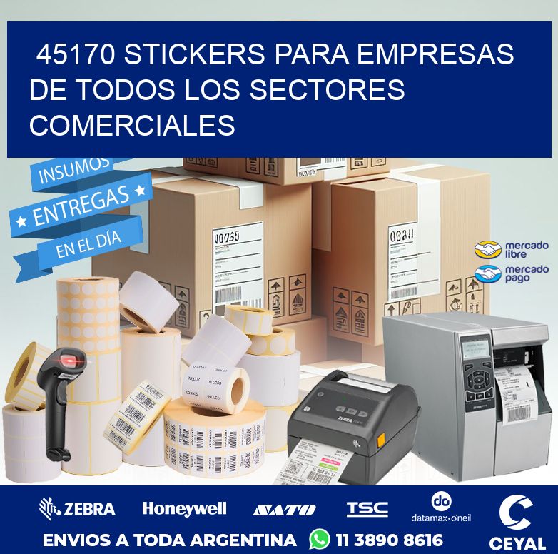 45170 STICKERS PARA EMPRESAS DE TODOS LOS SECTORES COMERCIALES