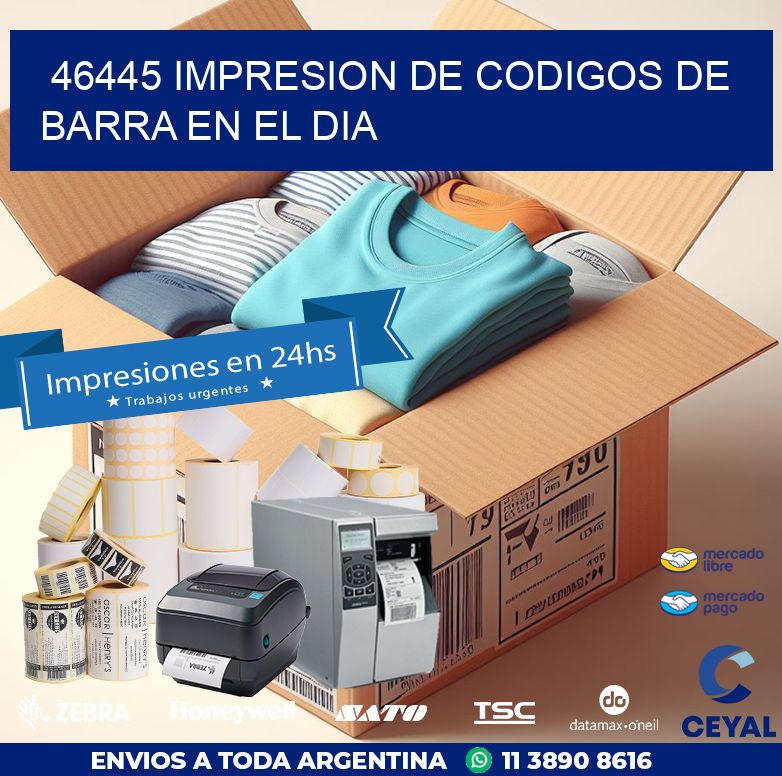 46445 IMPRESION DE CODIGOS DE BARRA EN EL DIA