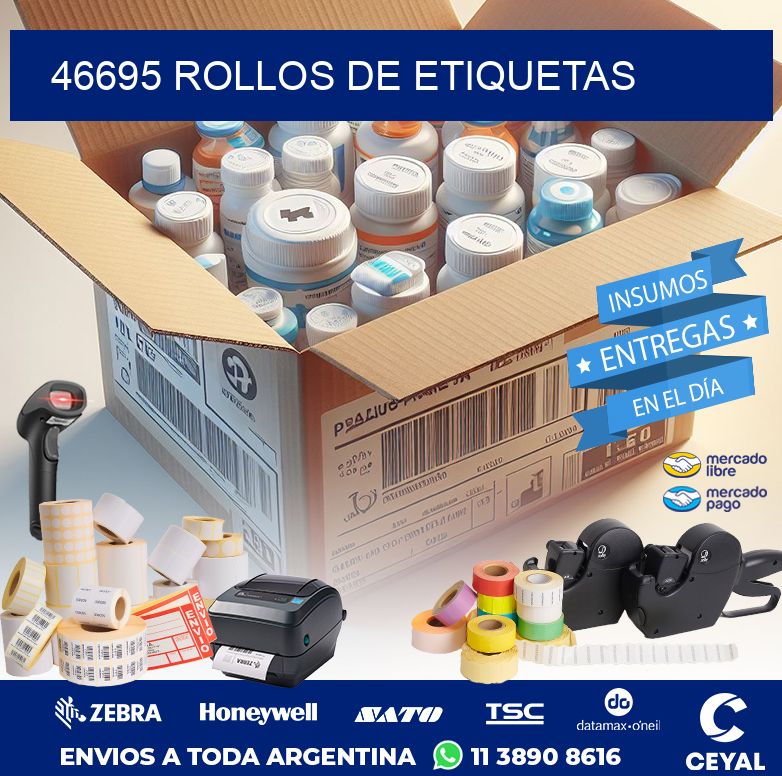 46695 ROLLOS DE ETIQUETAS