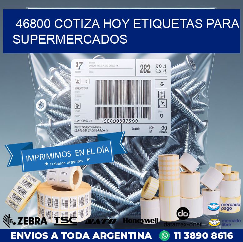 46800 COTIZA HOY ETIQUETAS PARA SUPERMERCADOS