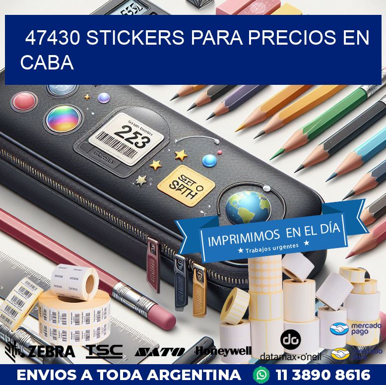 47430 STICKERS PARA PRECIOS EN CABA