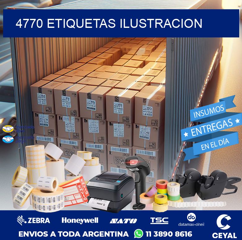4770 ETIQUETAS ILUSTRACION