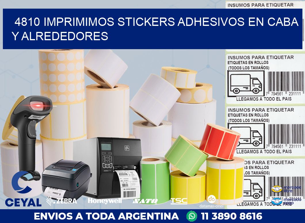 4810 IMPRIMIMOS STICKERS ADHESIVOS EN CABA Y ALREDEDORES
