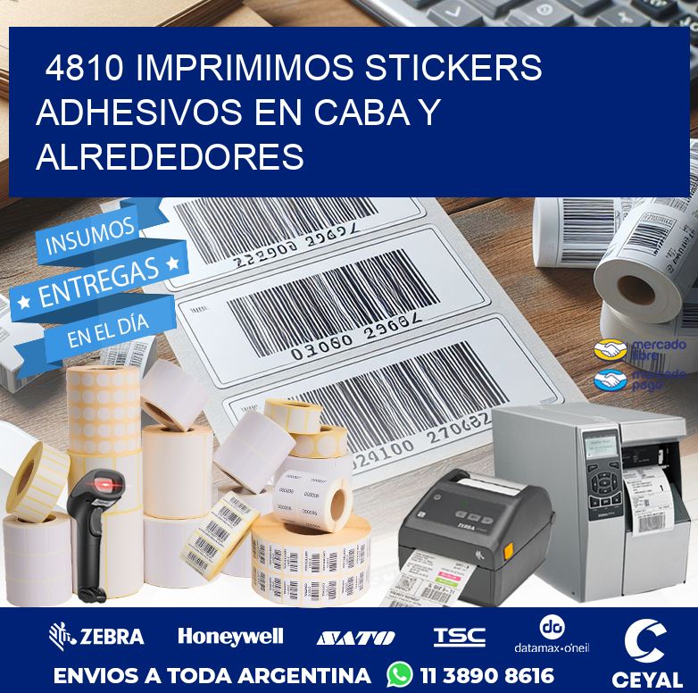 4810 IMPRIMIMOS STICKERS ADHESIVOS EN CABA Y ALREDEDORES