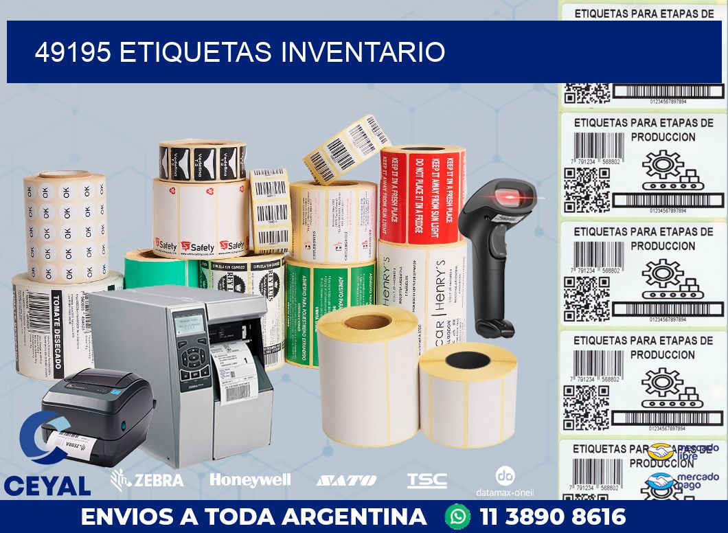 49195 ETIQUETAS INVENTARIO