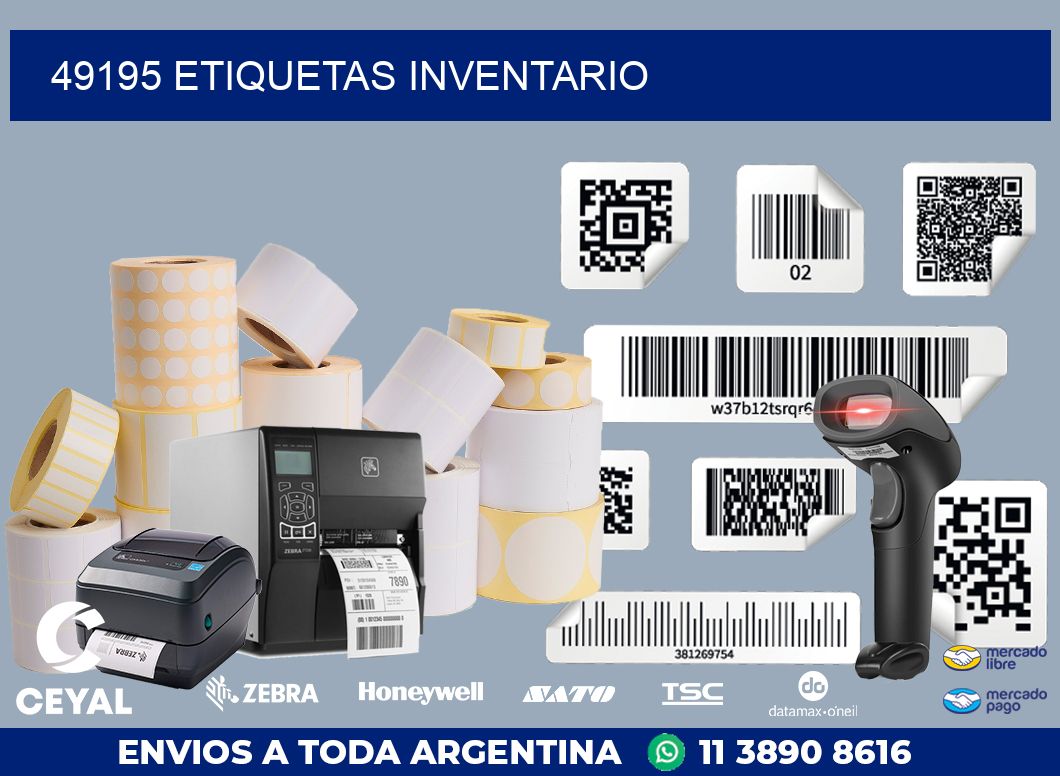 49195 ETIQUETAS INVENTARIO