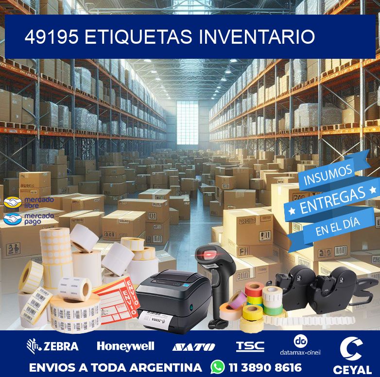 49195 ETIQUETAS INVENTARIO