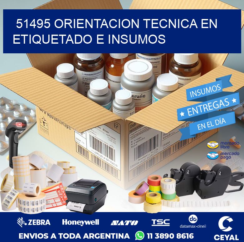 51495 ORIENTACION TECNICA EN ETIQUETADO E INSUMOS