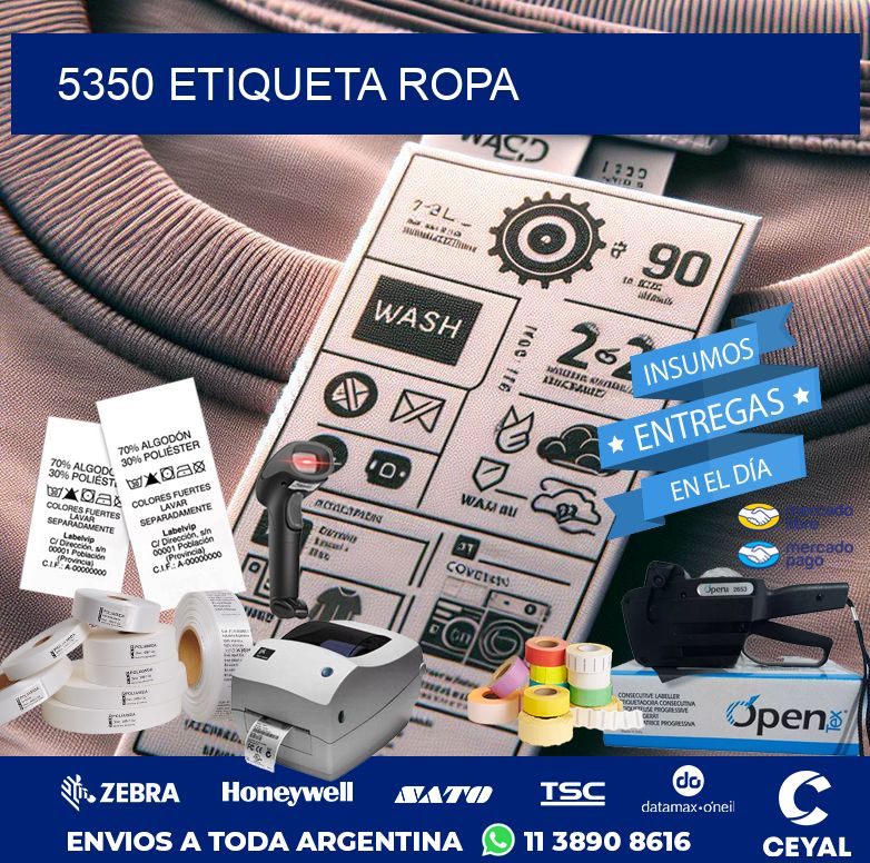 5350 ETIQUETA ROPA