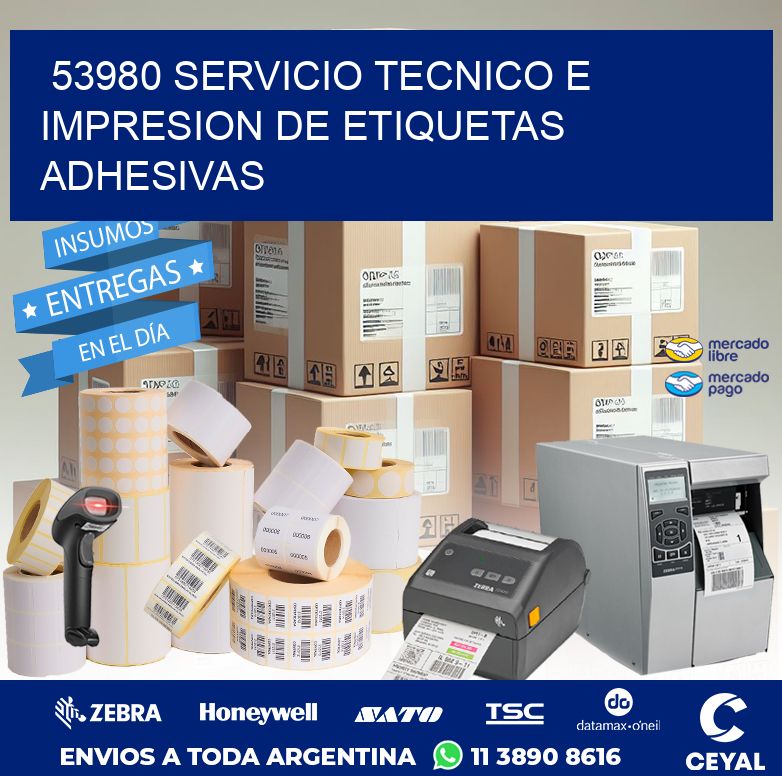 53980 SERVICIO TECNICO E IMPRESION DE ETIQUETAS ADHESIVAS