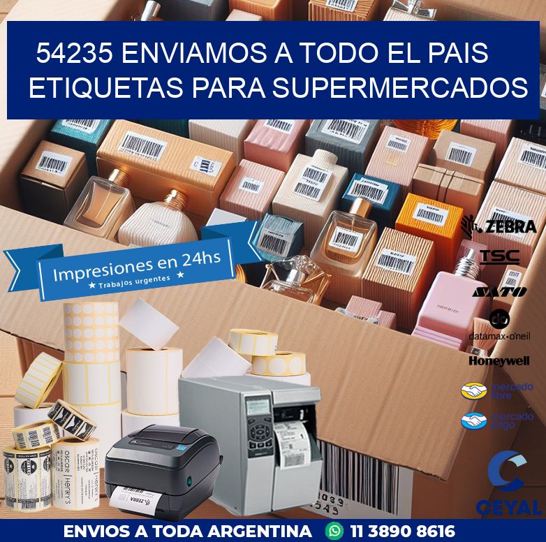 54235 ENVIAMOS A TODO EL PAIS ETIQUETAS PARA SUPERMERCADOS