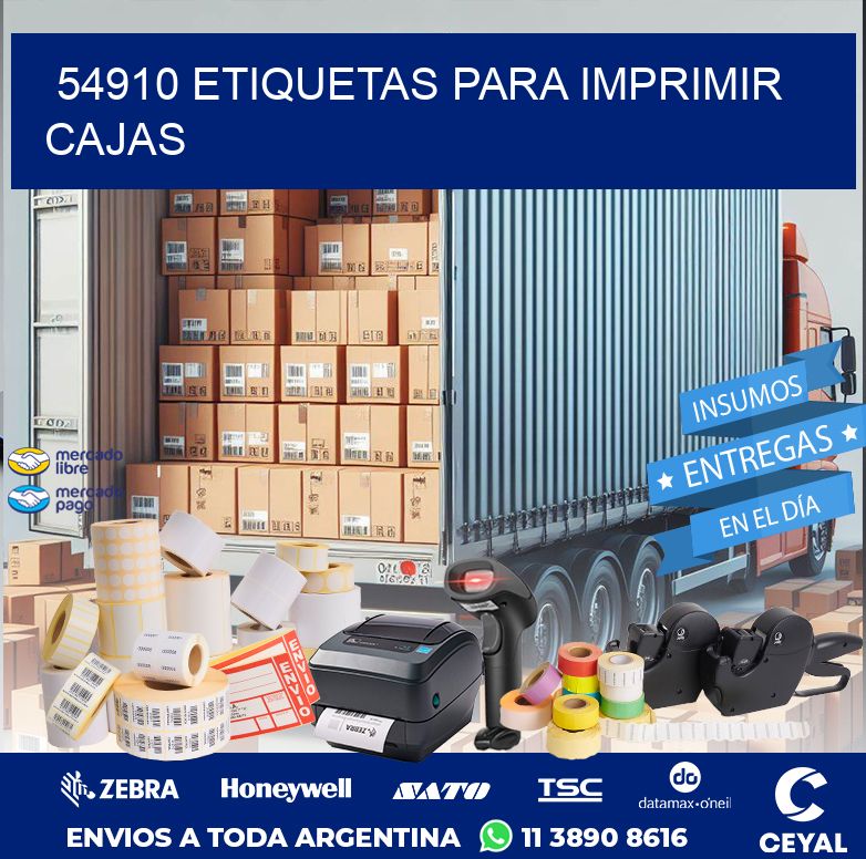 54910 ETIQUETAS PARA IMPRIMIR CAJAS