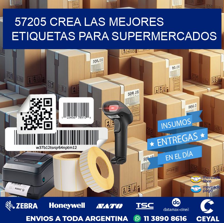 57205 CREA LAS MEJORES ETIQUETAS PARA SUPERMERCADOS