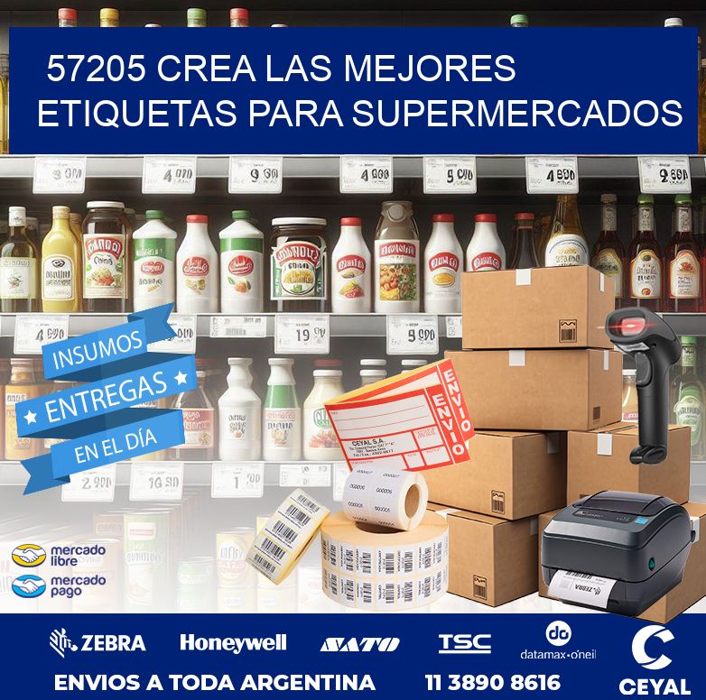 57205 CREA LAS MEJORES ETIQUETAS PARA SUPERMERCADOS