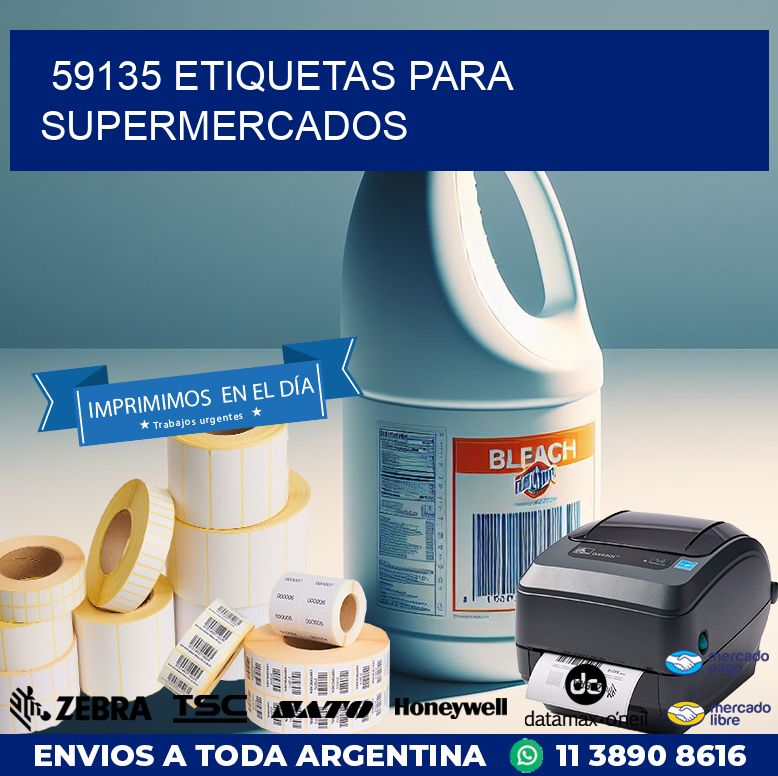 59135 ETIQUETAS PARA SUPERMERCADOS
