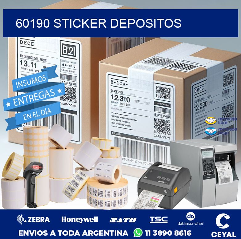 60190 STICKER DEPOSITOS