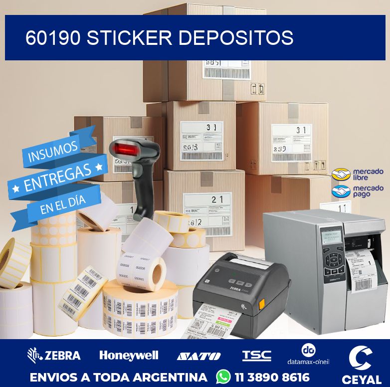 60190 STICKER DEPOSITOS