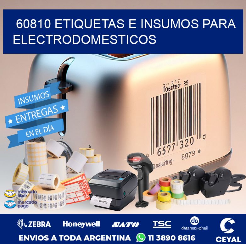 60810 ETIQUETAS E INSUMOS PARA ELECTRODOMESTICOS