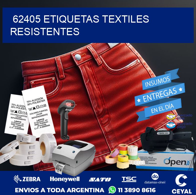 62405 ETIQUETAS TEXTILES RESISTENTES