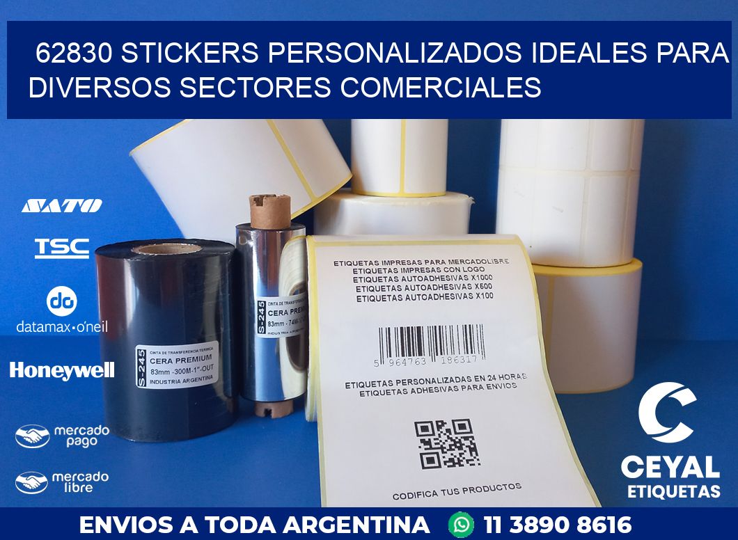 62830 STICKERS PERSONALIZADOS IDEALES PARA DIVERSOS SECTORES COMERCIALES