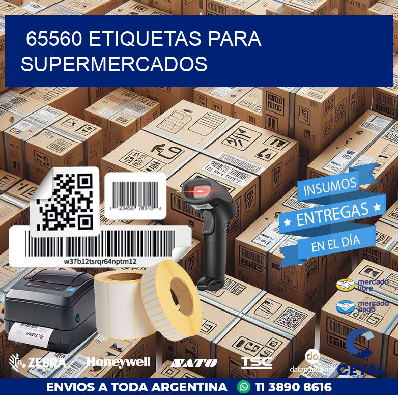 65560 ETIQUETAS PARA SUPERMERCADOS