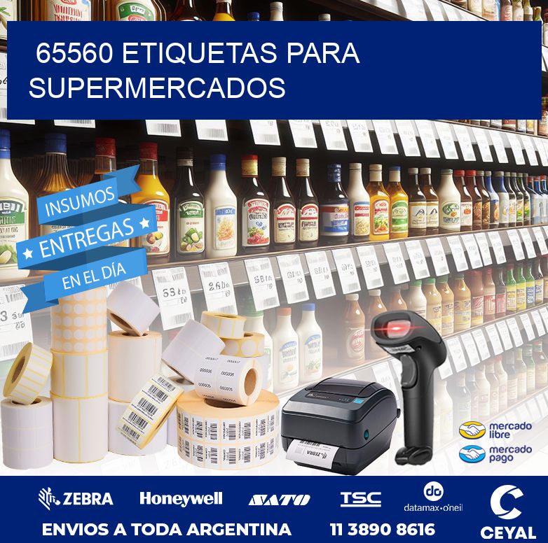 65560 ETIQUETAS PARA SUPERMERCADOS