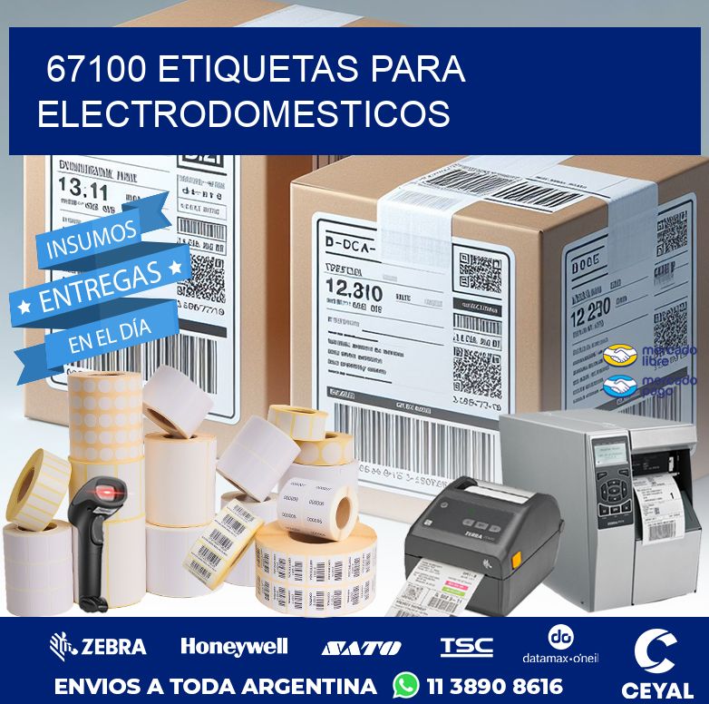 67100 ETIQUETAS PARA ELECTRODOMESTICOS