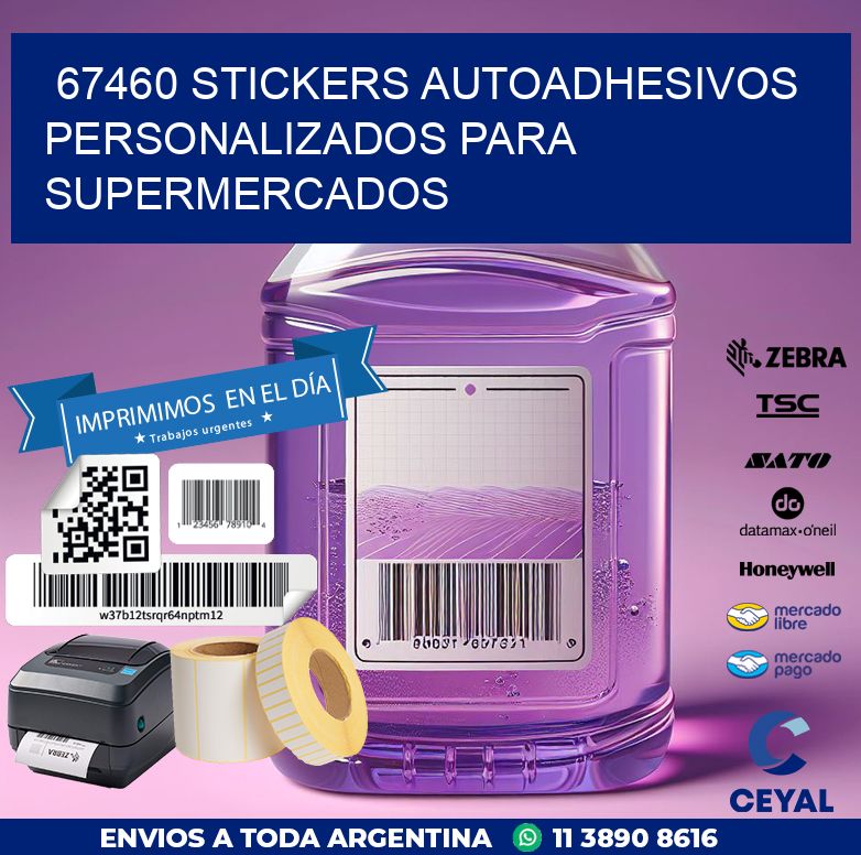 67460 STICKERS AUTOADHESIVOS PERSONALIZADOS PARA SUPERMERCADOS