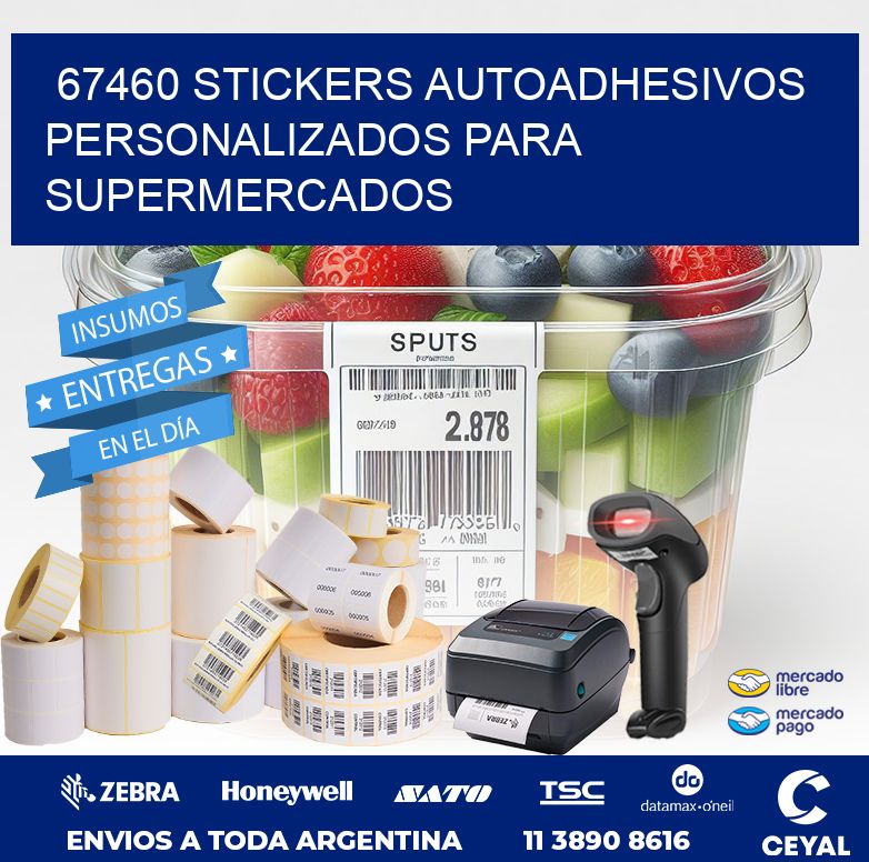 67460 STICKERS AUTOADHESIVOS PERSONALIZADOS PARA SUPERMERCADOS