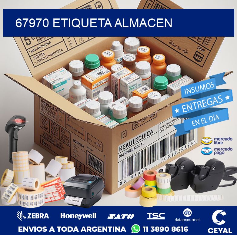 67970 ETIQUETA ALMACEN