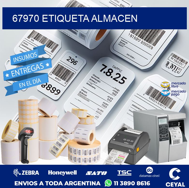 67970 ETIQUETA ALMACEN