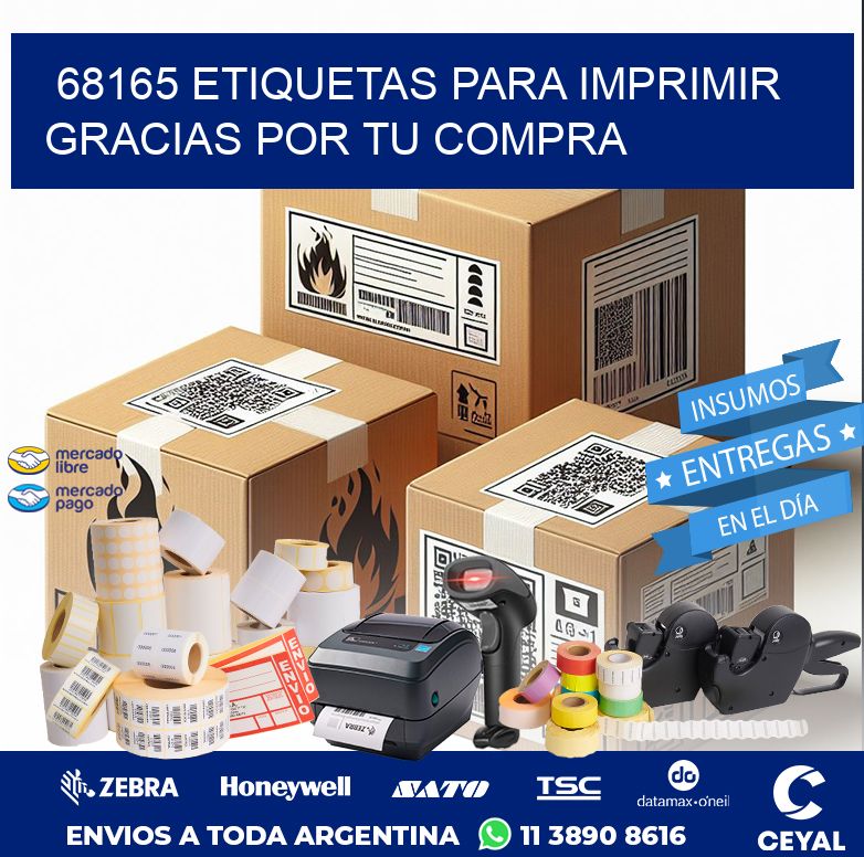 68165 ETIQUETAS PARA IMPRIMIR GRACIAS POR TU COMPRA