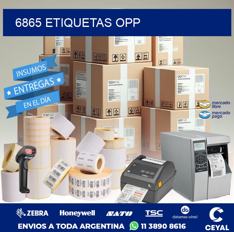 6865 ETIQUETAS OPP