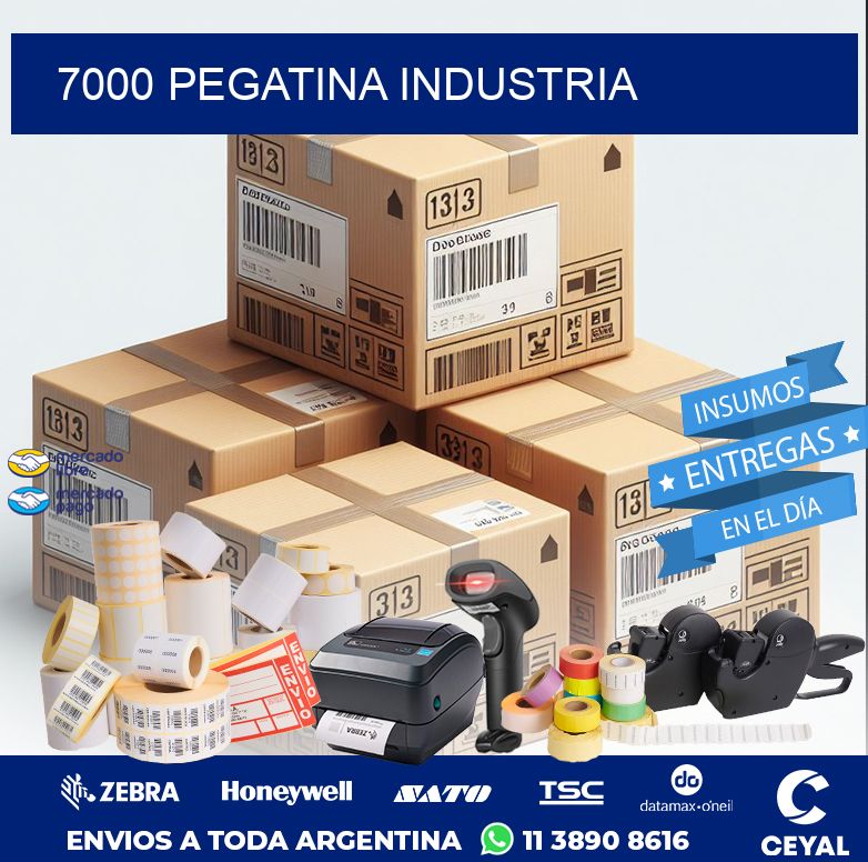 7000 PEGATINA INDUSTRIA