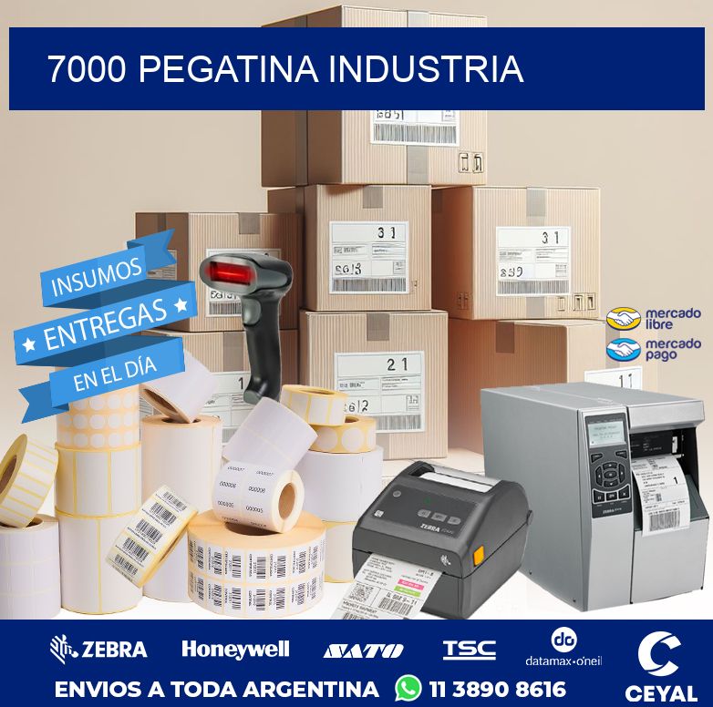 7000 PEGATINA INDUSTRIA