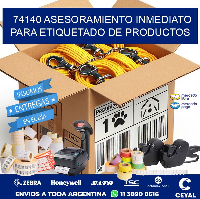 74140 ASESORAMIENTO INMEDIATO PARA ETIQUETADO DE PRODUCTOS