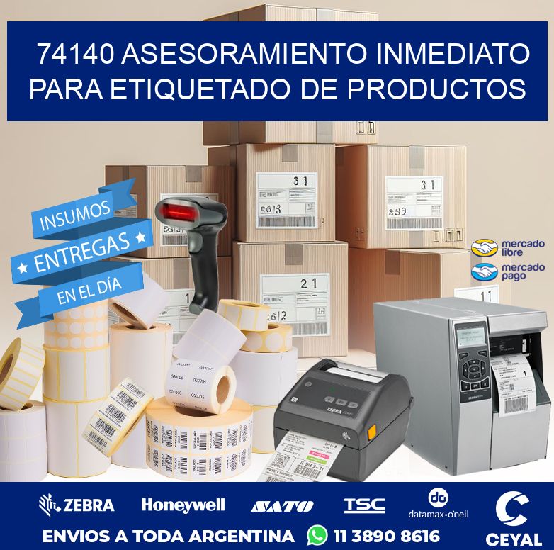 74140 ASESORAMIENTO INMEDIATO PARA ETIQUETADO DE PRODUCTOS