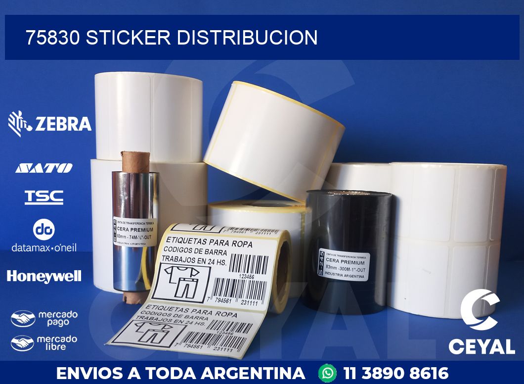 75830 STICKER DISTRIBUCION