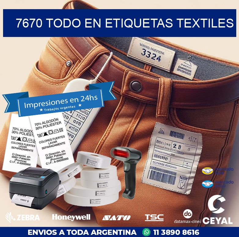 7670 TODO EN ETIQUETAS TEXTILES