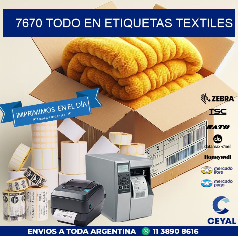 7670 TODO EN ETIQUETAS TEXTILES