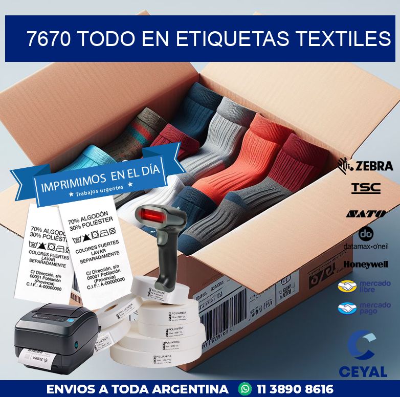 7670 TODO EN ETIQUETAS TEXTILES