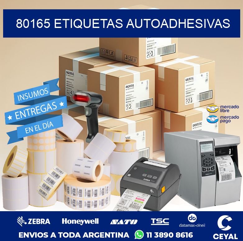 80165 ETIQUETAS AUTOADHESIVAS