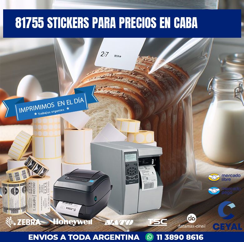 81755 STICKERS PARA PRECIOS EN CABA